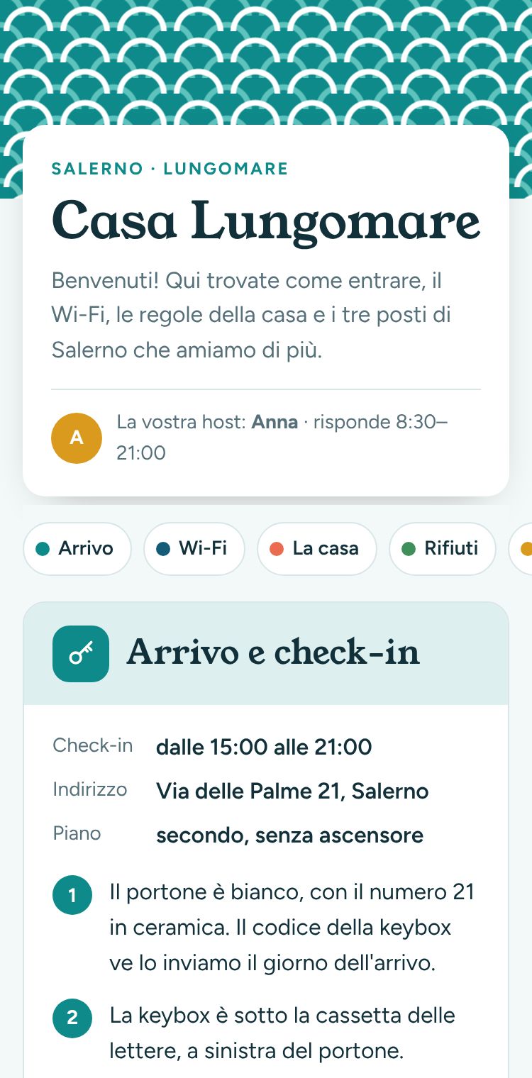 Guida demo Casa Lungomare, Salerno